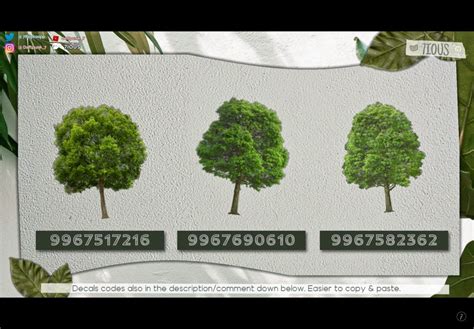 bloxburg plant decal (not mine) | Calendar decal, Bloxburg decal codes ...