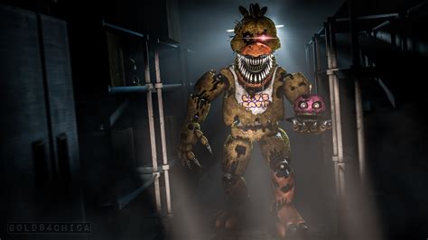 New Nightmare Chica Model Showcase! (4K SFM) by gold94chica on DeviantArt