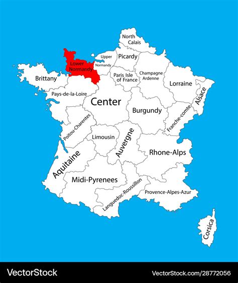 Map Of Normandy France - Vikki Jerrilee