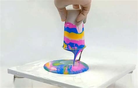 Acrylic pouring techniques - Learn how to fluid paint