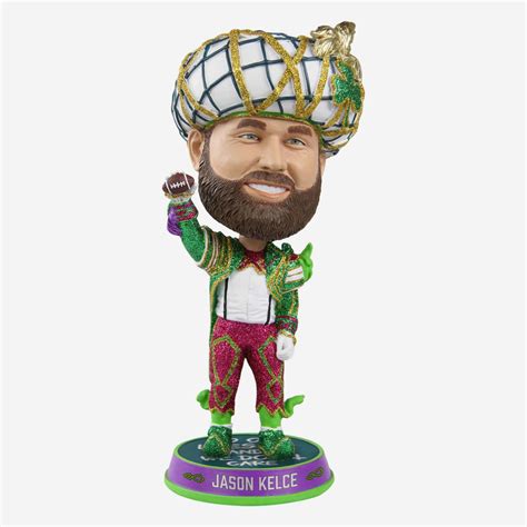 Jason Kelce Mummer Suit Bighead Bobblehead FOCO