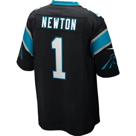 Men's Carolina Panthers Cam Newton Nike Black Super Bowl 50 Bound Game ...