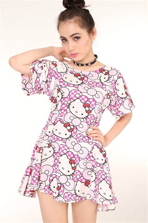 Hello Kitty Dress | Hello kitty dress, Hello kitty clothes, Kitty clothes