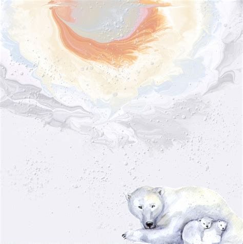 Polar Bear And Cubs Free Stock Photo - Public Domain Pictures