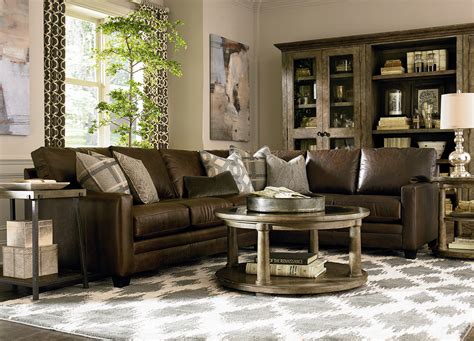 How To Decorate Around A Brown Sectional Sofa | www.myfamilyliving.com