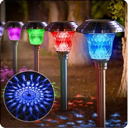 SZYOUMY Waterproof 9 LED Solar Light Garden Lawn Decorative Lamp ...