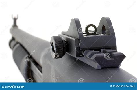 Shotgun sights stock photo. Image of peep, sight, shotgun - 21804180