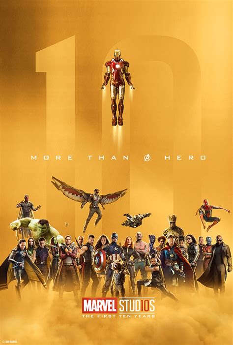 Marvel Studios Releases 10th Anniversary MCU Posters | The Kingdom Insider