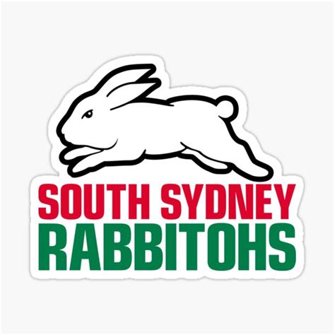 Nrl Rabbitohs Stickers | Redbubble