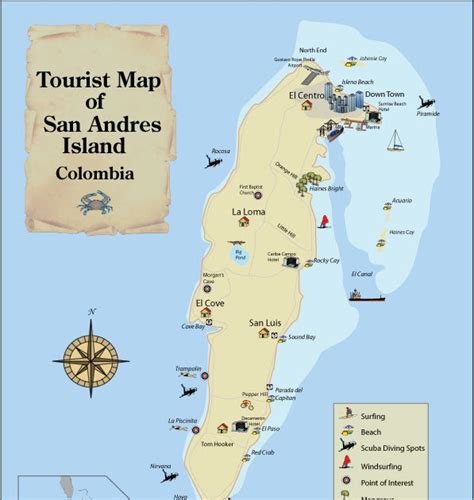 Digital Maps: Advanced Cartography: Final Project: Map of San Andres Island