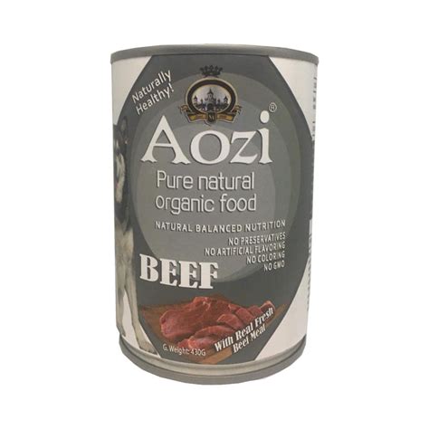 Aozi Pure Natural Organic Canned Dog Food (420g) – kahayupan PH