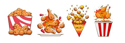 Fried Chicken Logo Vector Art, Icons, and Graphics for Free Download