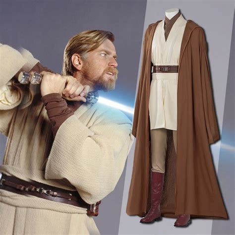 Obi Wan Kenobi Cosplay Costume | Obi wan kenobi costume, Jedi halloween ...