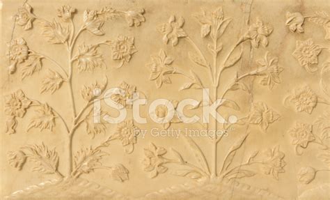 Flowers Carved Into The Taj Mahal Stock Photo | Royalty-Free | FreeImages