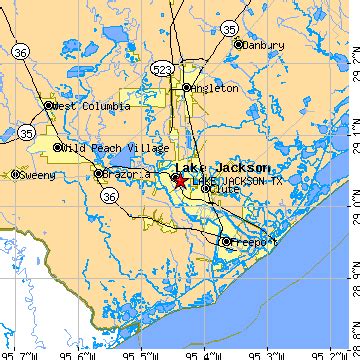 Lake Jackson, Texas (TX) ~ population data, races, housing & economy