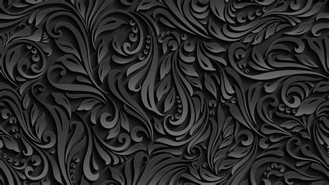 Dark Grey Pattern Background