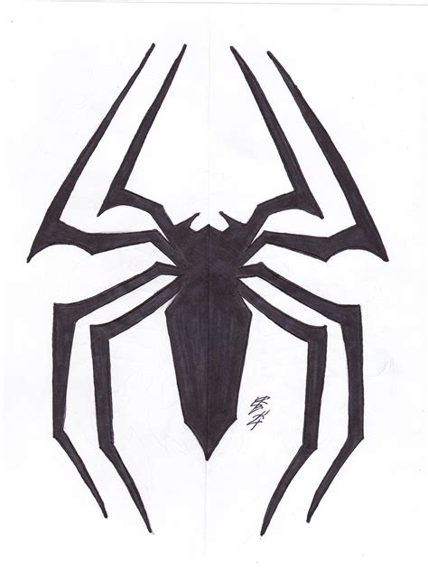 Spiderman Logo Drawing