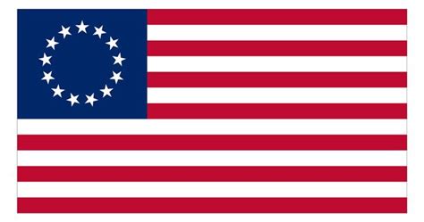 13 Colonies United States of America Flag - Betsy Ross Freedom Love ...