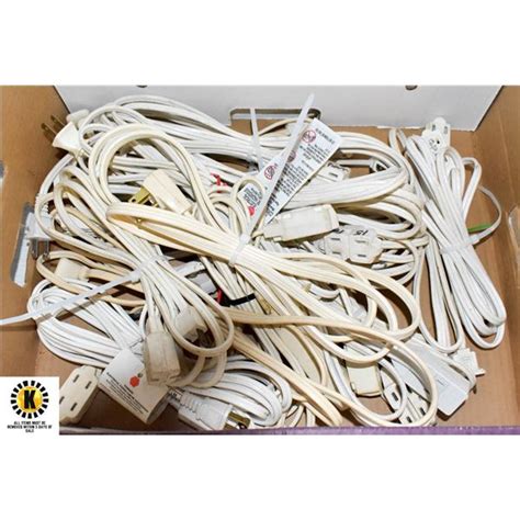 15 WHITE INTERIOR EXTENSION CORDS