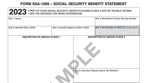 Form SSA-1099 Instructions - Social Security Benefits