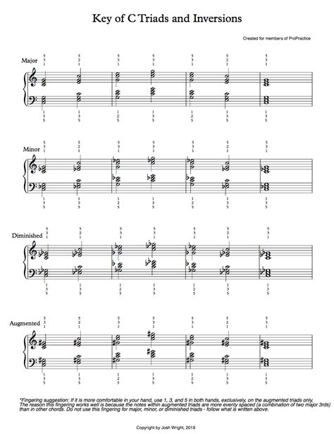 Triads and 7th Chords Sheet Music