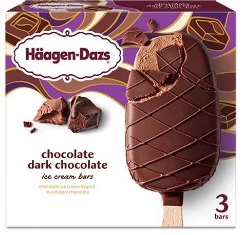 Mini Chocolate Dark Chocolate Ice Cream Bar | Häagen-Dazs®