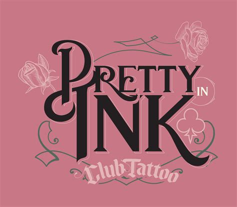 Pretty In Pink Club Tattoo Logo - Fluxar Studios, Inc - Bakersfield, CA