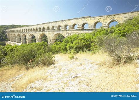 Pont Du Gard, Nimes, France Stock Photo - Image of iron, style: 52317314