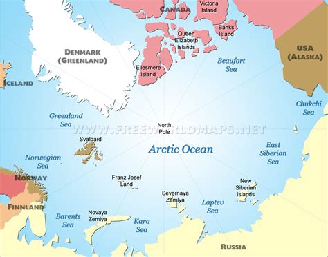 Arctic Ocean On Map Of Europe - Alvina Margalit