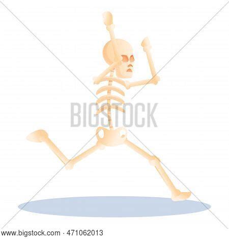 Running Skeleton Icon Image & Photo (Free Trial) | Bigstock