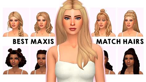 Sims 4 Cc Hair Female Maxis Match - Infoupdate.org