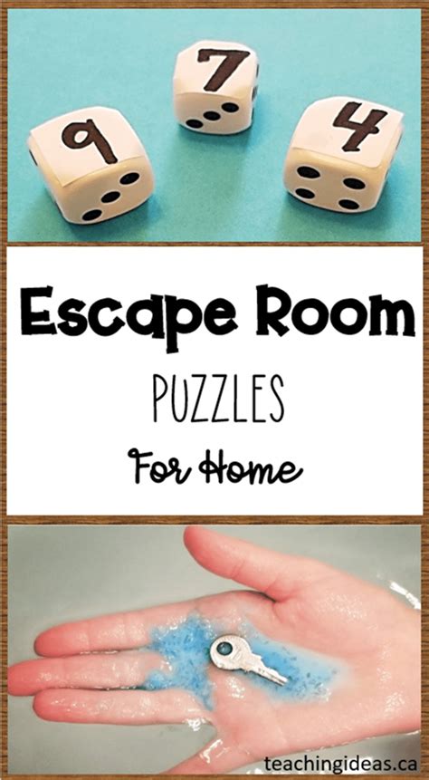 destacar espada atraer diy escape room puzzles Salvación Frotar preparar