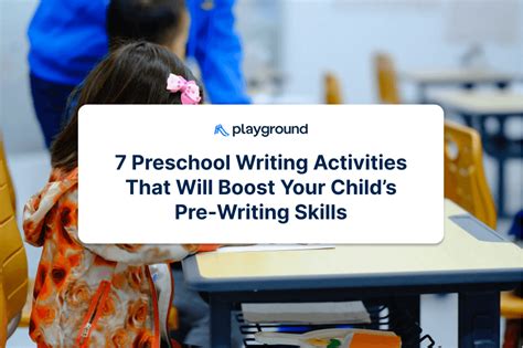 6 Preschool Pre-Writing Activities for 3-5 Year Olds