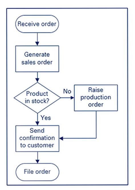 Simple Process Flow Diagram Examples Flow Production Example