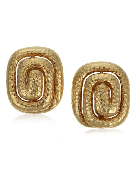 DAVID WEBB GOLD EARRINGS, | Christie’s