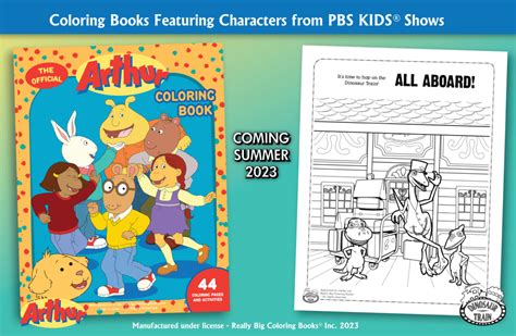 PBS Kids Characters - Official Coloring Books