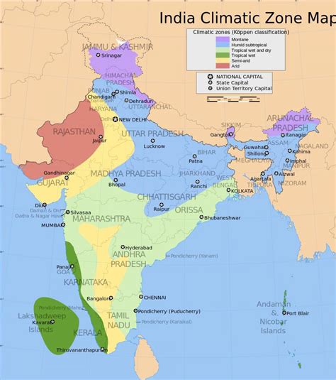 Indian plateau map - Plateaus in India map (Southern Asia - Asia)