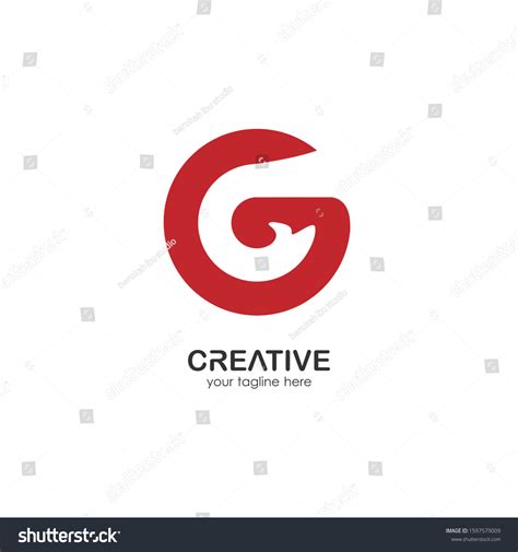 Letter Logo G Logo Combination Silhouette Stock Vector (Royalty Free ...