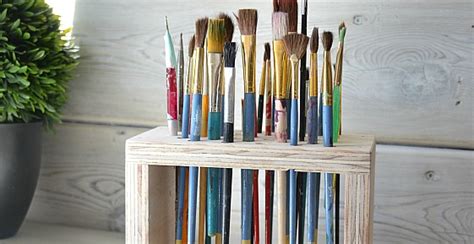 Paint Brush Storage Rack, paint brush storage