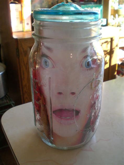 How to make head in a jar for halloween | gail's blog