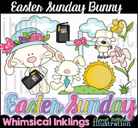 Easter Sunday Bunny **Graphic Collection – Digital Craft Supplies