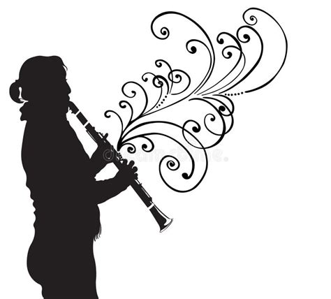 Clarinet Silhouette Stock Illustrations – 1,505 Clarinet Silhouette ...