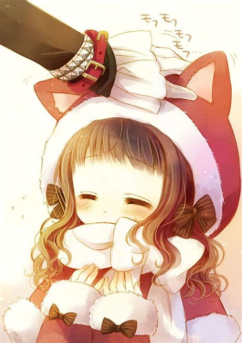 Anime Christmas Girl Chibi