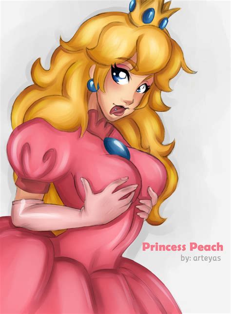 Princess peach by arteyas on DeviantArt