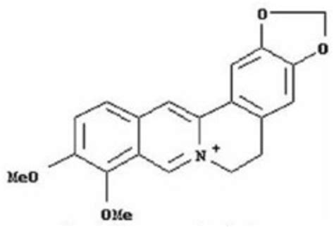 Chemical structure of berberine. | Download Scientific Diagram