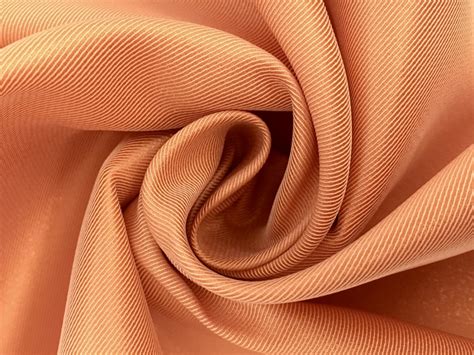 Metallic Polyester Twill in Melon | B&J Fabrics