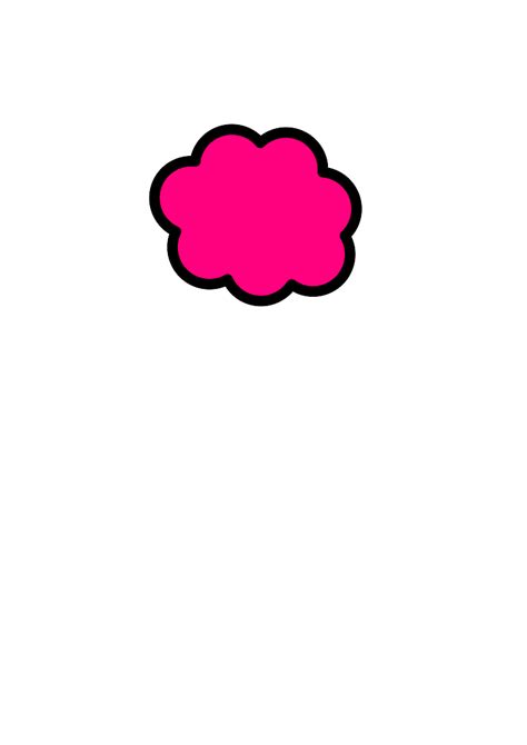 Pink Cloud Clip Art at Clker.com - vector clip art online, royalty free ...