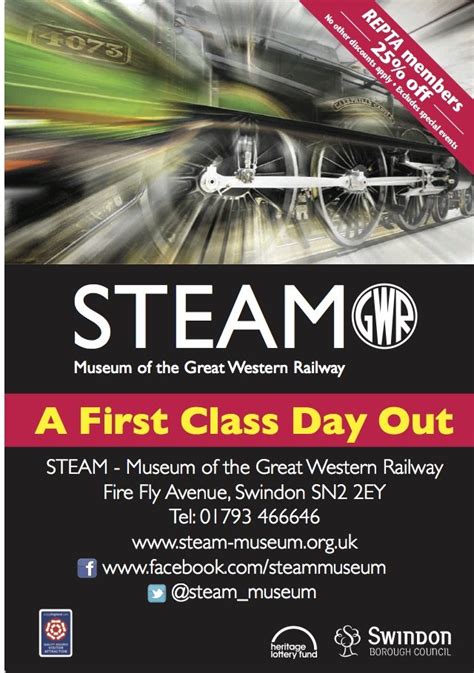 Steam Swindon. Museum of the Great Western Railway - REPTA