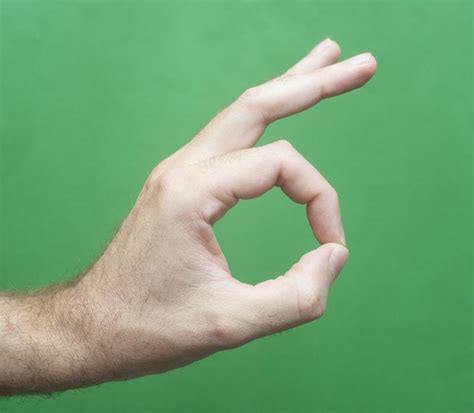 Free Image of Conceptual Man Hand Showing Okay Sign | Freebie.Photography