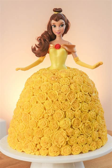 Belle Doll Cake - Beauty and the Beast Princess Belle Cake, Disney ...